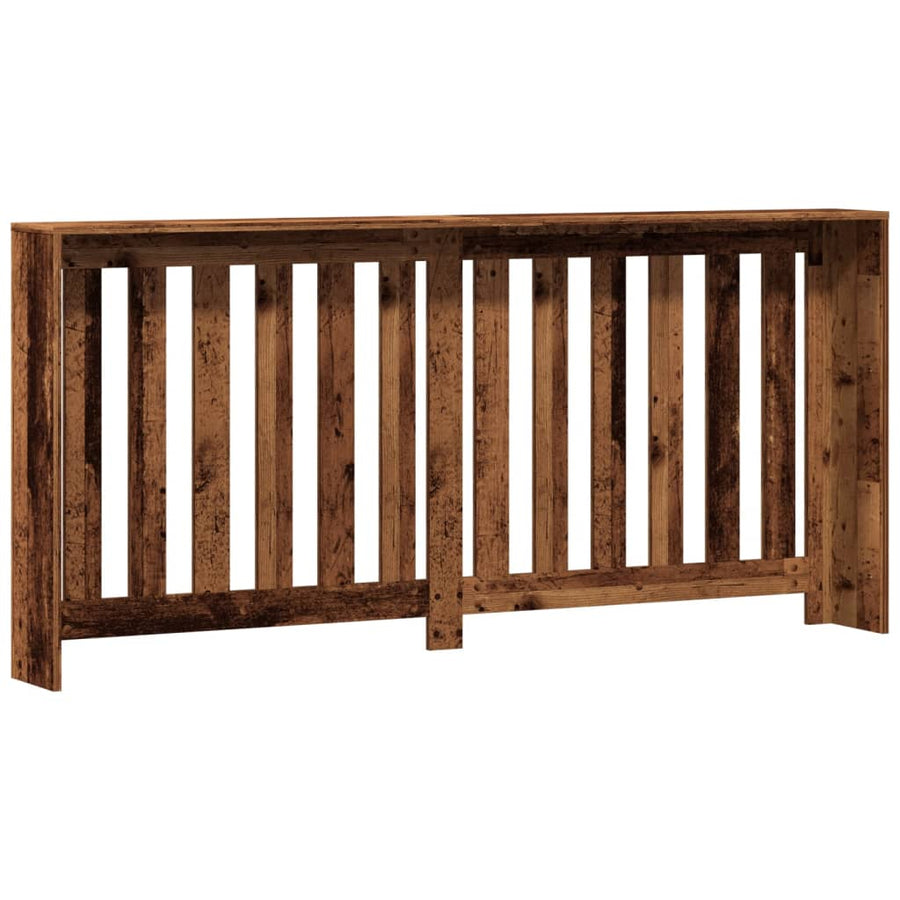 Radiatorombouw 175x20x82 cm bewerkt hout oud hout