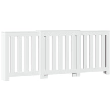 Radiatorombouw 205x21,5x83,5 cm bewerkt hout wit