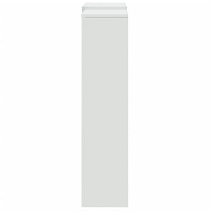 Radiatorombouw 205x21,5x83,5 cm bewerkt hout wit