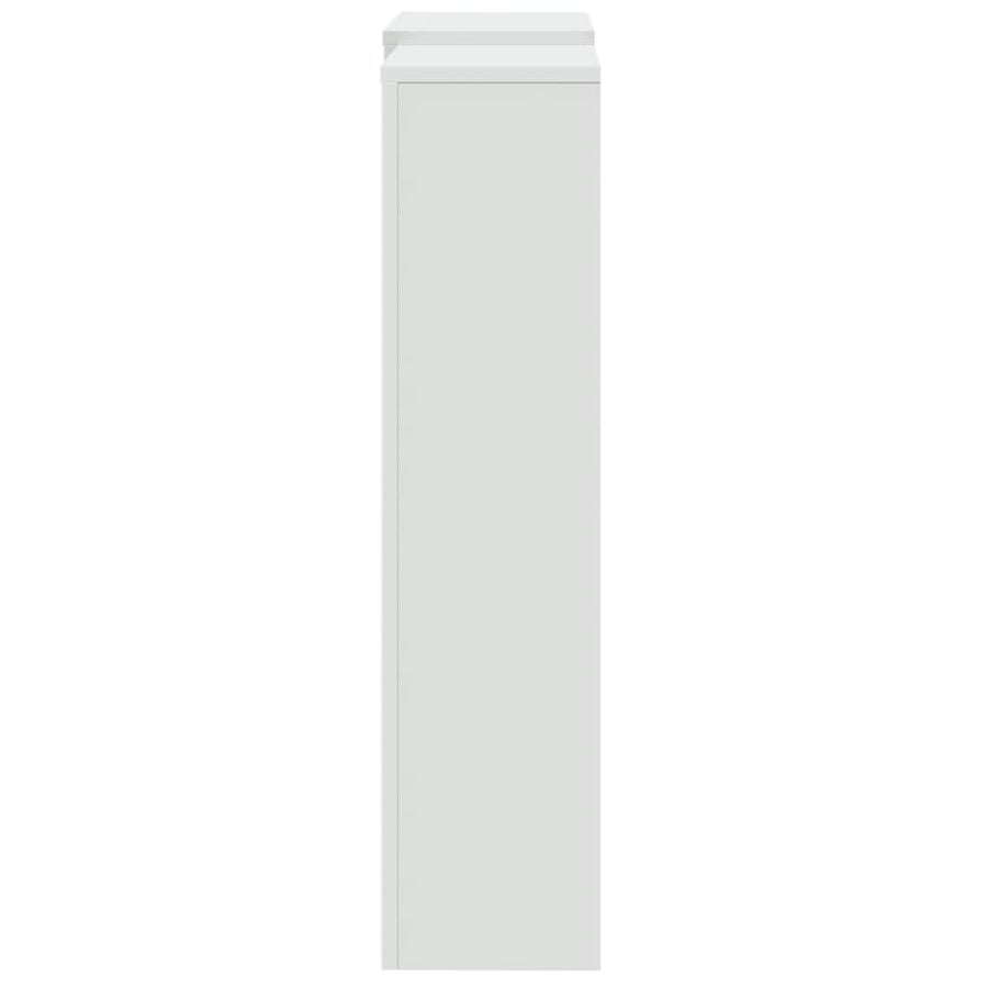 Radiatorombouw 205x21,5x83,5 cm bewerkt hout wit