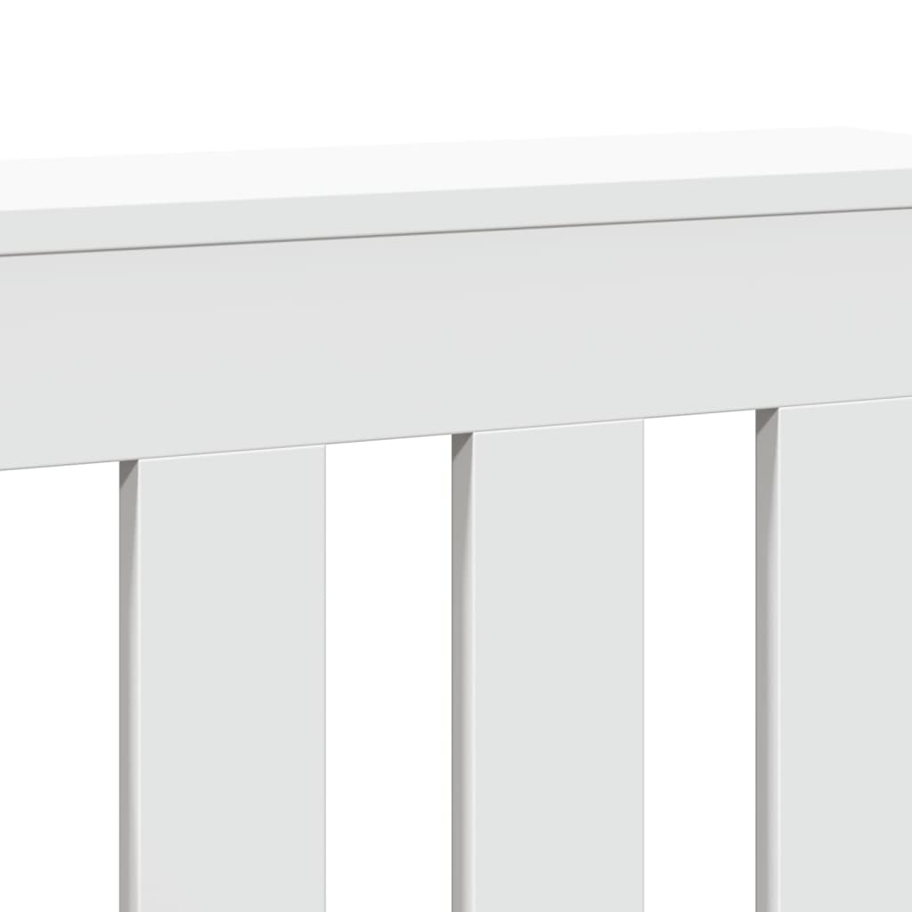 Radiatorombouw 205x21,5x83,5 cm bewerkt hout wit