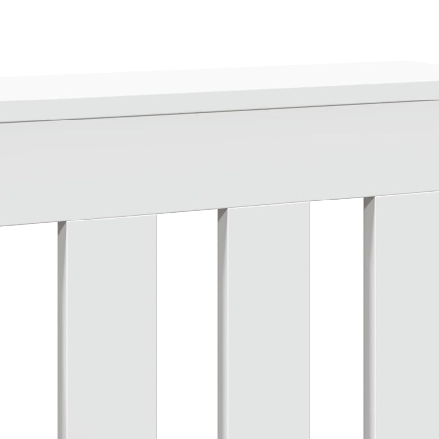 Radiatorombouw 205x21,5x83,5 cm bewerkt hout wit