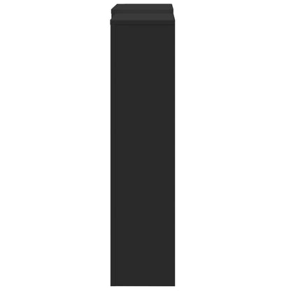 Radiatorombouw 205x21,5x83,5 cm bewerkt hout zwart