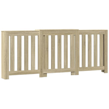 Radiatorombouw 205x21,5x83,5 cm bewerkt hout sonoma eikenkleur