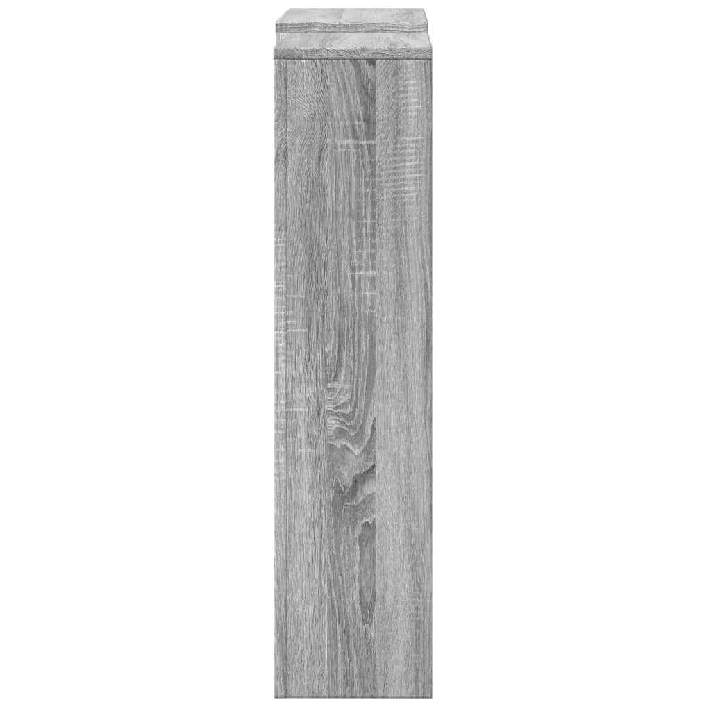Radiatorombouw 205x21,5x83,5 cm bewerkt hout grijs sonoma eiken
