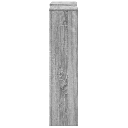 Radiatorombouw 205x21,5x83,5 cm bewerkt hout grijs sonoma eiken