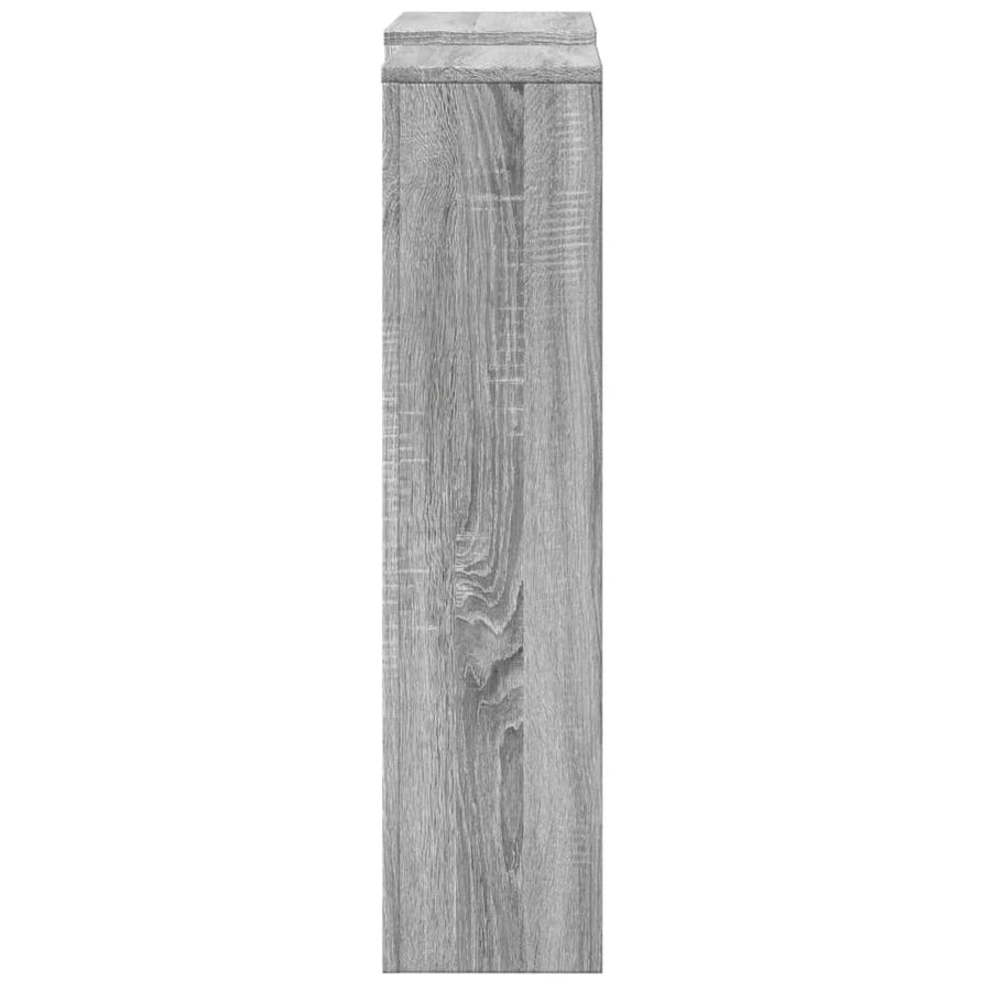 Radiatorombouw 205x21,5x83,5 cm bewerkt hout grijs sonoma eiken