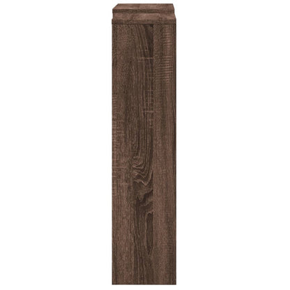 Radiatorombouw 205x21,5x83,5 cm bewerkt hout bruin eikenkleurig