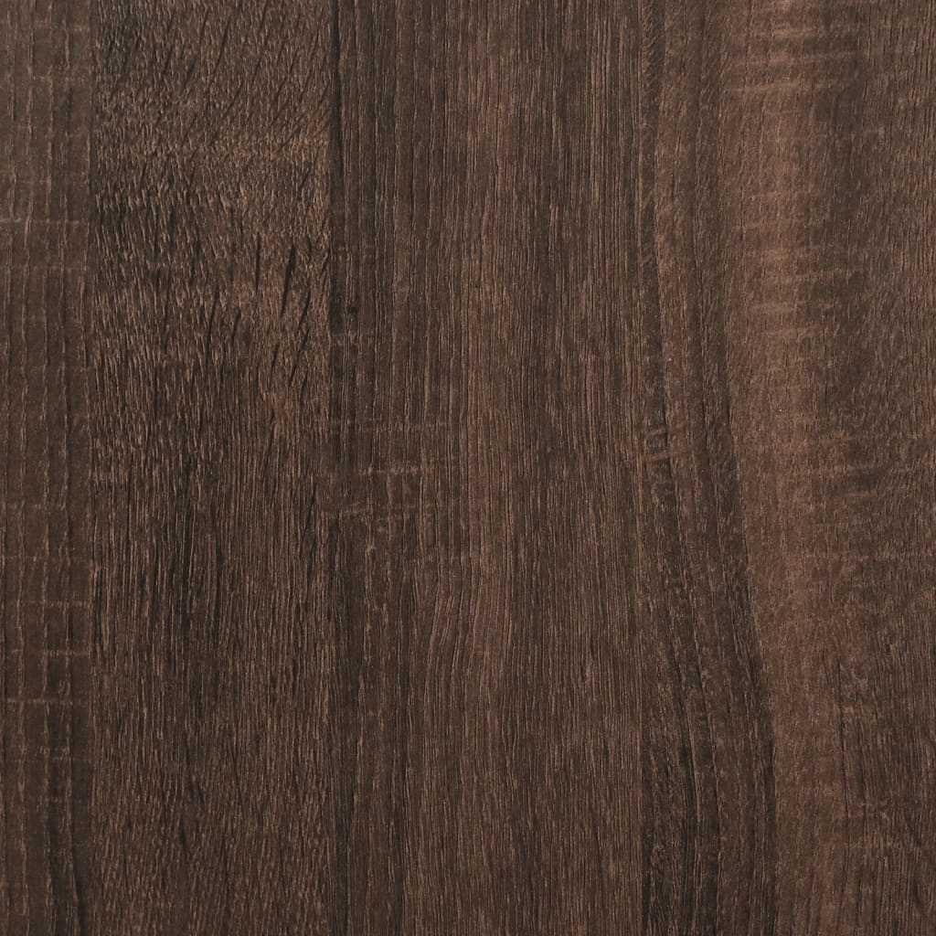 Radiatorombouw 205x21,5x83,5 cm bewerkt hout bruin eikenkleurig
