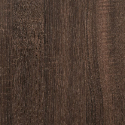 Radiatorombouw 205x21,5x83,5 cm bewerkt hout bruin eikenkleurig