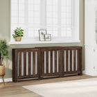 Radiatorombouw 205x21,5x83,5 cm bewerkt hout