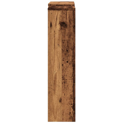 Radiatorombouw 205x21,5x83,5 cm bewerkt hout oud hout