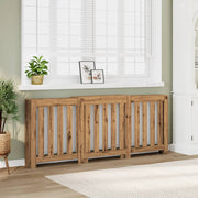 Radiatorombouw 205x21,5x83,5 cm bewerkt hout