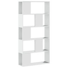 Boekenkast 5-Laags 80,5X23,5X162,5 Cm Bewerkt Hout 80.5 cm