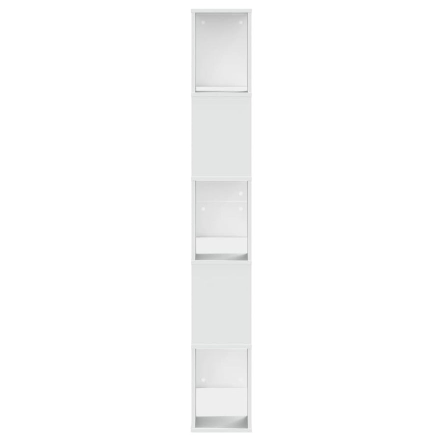 Boekenkast 5-Laags 80,5X23,5X162,5 Cm Bewerkt Hout 80.5 cm