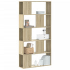 Boekenkast 5-laags 80,5x23,5x162,5 cm bewerkt hout