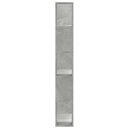 Boekenkast 5-laags 80,5x23,5x162,5 cm bewerkt hout betongrijs