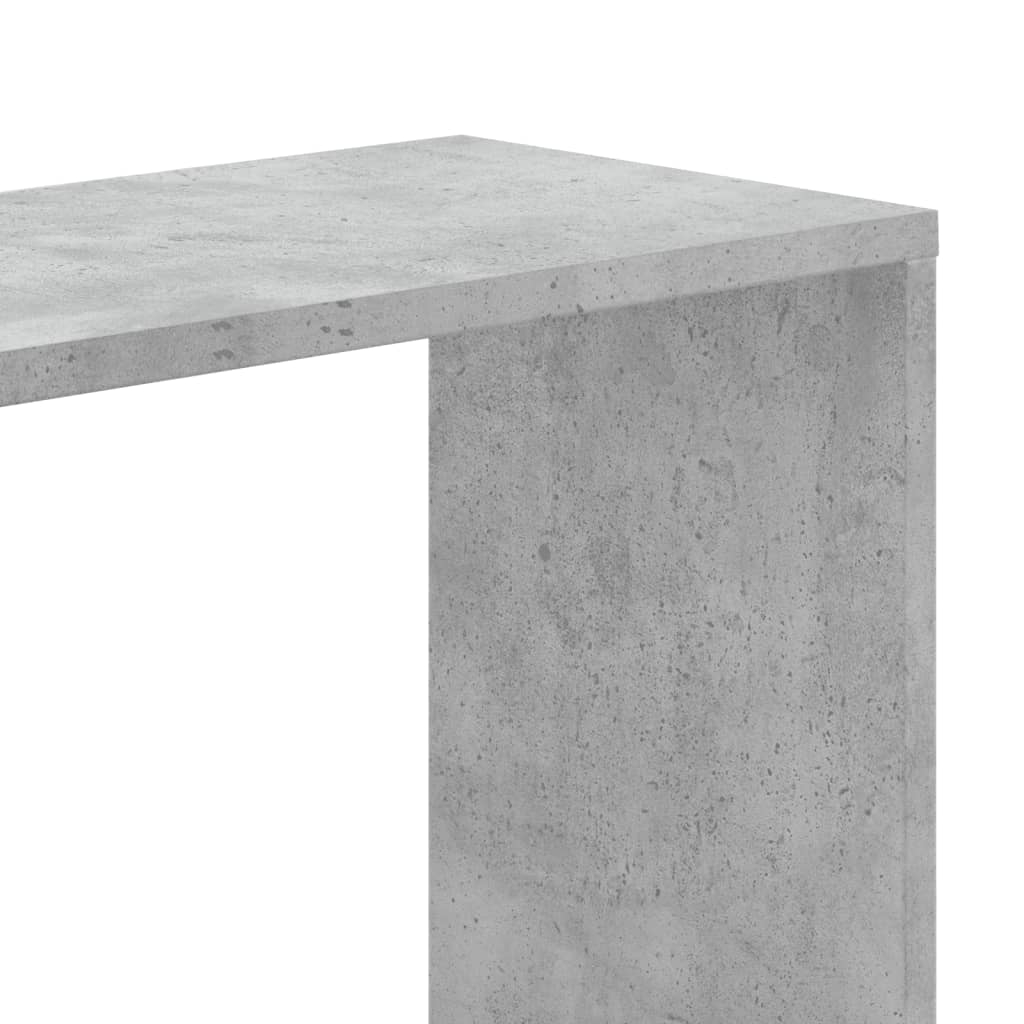 Boekenkast 5-laags 80,5x23,5x162,5 cm bewerkt hout betongrijs