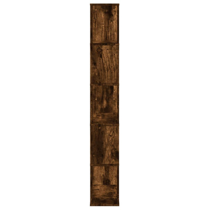 Boekenkast 5-laags 80,5x23,5x162,5 cm hout gerookt eikenkleurig