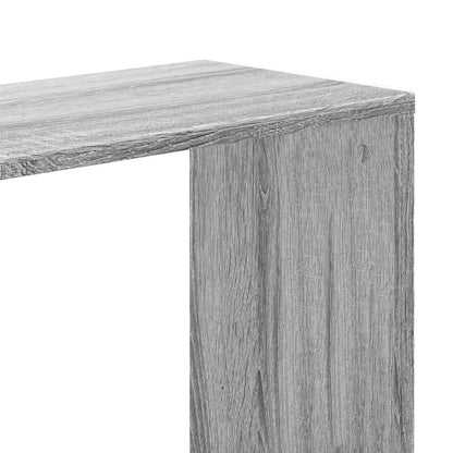 Boekenkast 5-laags 80,5x23,5x162,5 cm bewerkt hout grijs sonoma