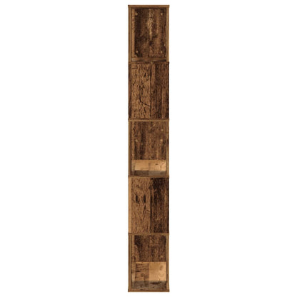 Boekenkast 5-Laags 80,5X23,5X162,5 Cm Bewerkt Hout 80.5 cm