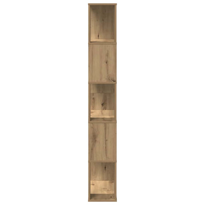 Boekenkast 5-Laags 80,5X23,5X162,5 Cm Hout Artisanaal 80.5 cm
