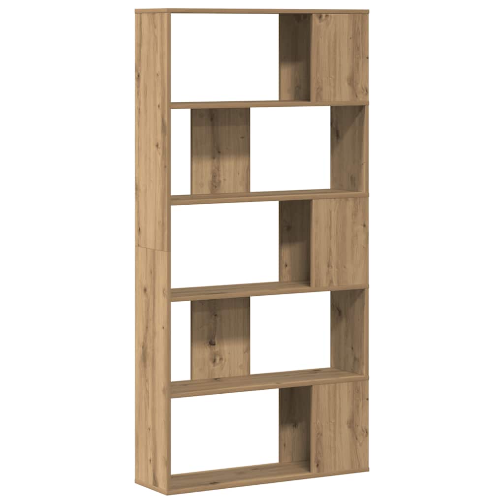 Boekenkast 5-Laags 80,5X23,5X162,5 Cm Hout Artisanaal 80.5 cm
