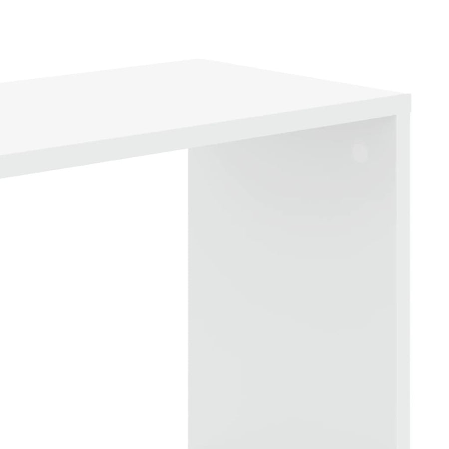 Boekenkast 5-laags 45x23,5x162,5 cm bewerkt hout wit