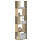 Boekenkast 5-laags 45x23,5x162,5 cm bewerkt hout