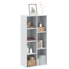 Bookcase 50x25x105 cm distressed wood white