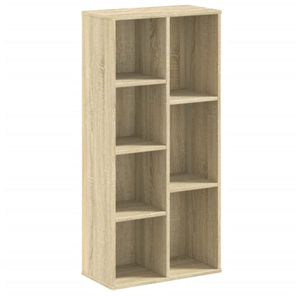 Boekenkast 50x25x105 cm bewerkt hout sonoma eikenkleurig