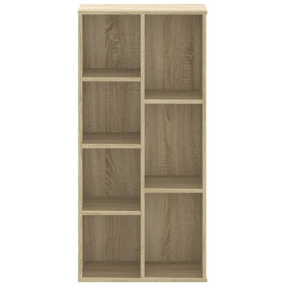 Boekenkast 50x25x105 cm bewerkt hout sonoma eikenkleurig