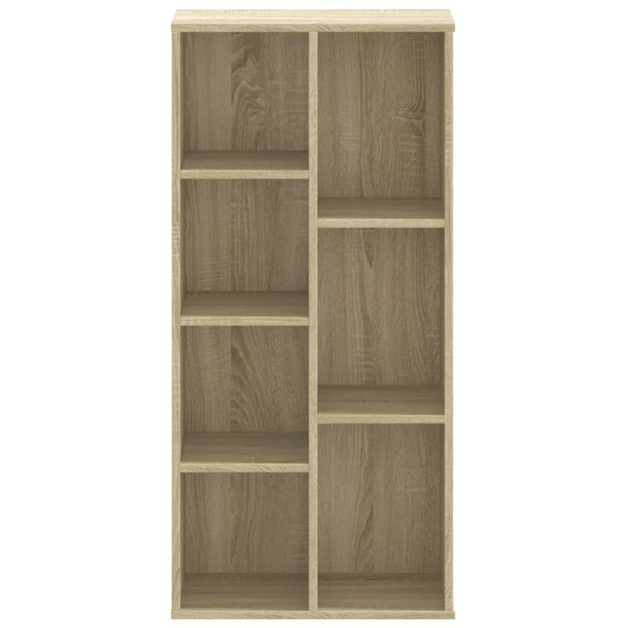 Boekenkast 50x25x105 cm bewerkt hout sonoma eikenkleurig