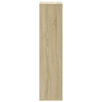 Boekenkast 50x25x105 cm bewerkt hout sonoma eikenkleurig