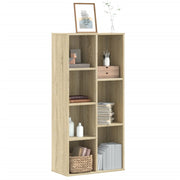 Boekenkast 50x25x105 cm bewerkt hout sonoma eiken