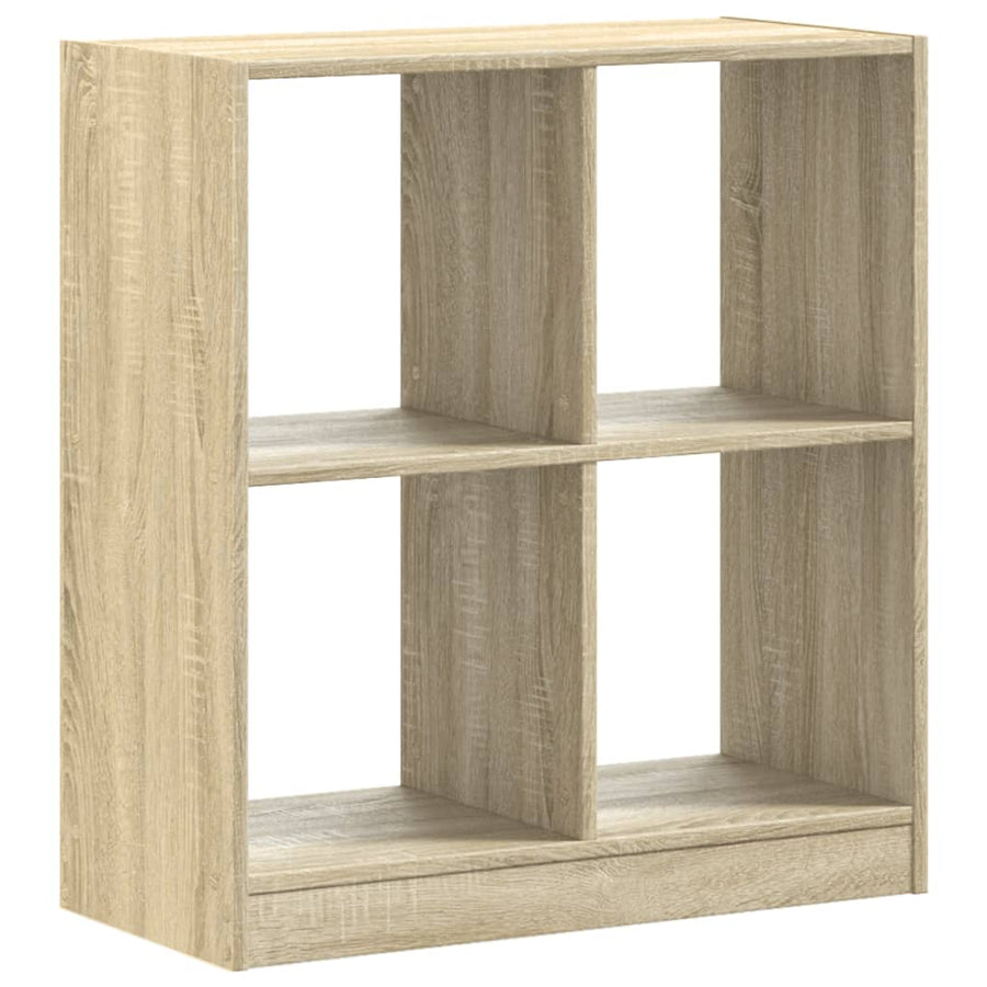 Boekenkast 68,5x32x75 cm bewerkt hout sonoma eikenkleurig