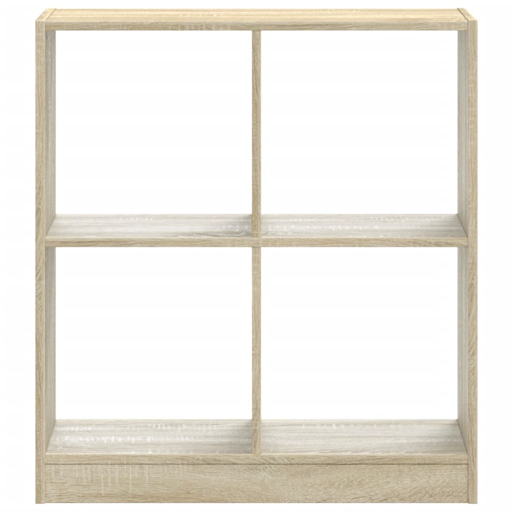 Boekenkast 68,5x32x75 cm bewerkt hout sonoma eikenkleurig