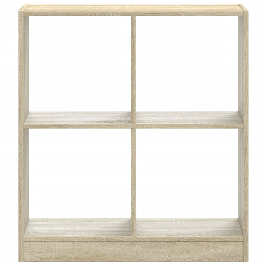 Boekenkast 68,5x32x75 cm bewerkt hout sonoma eikenkleurig