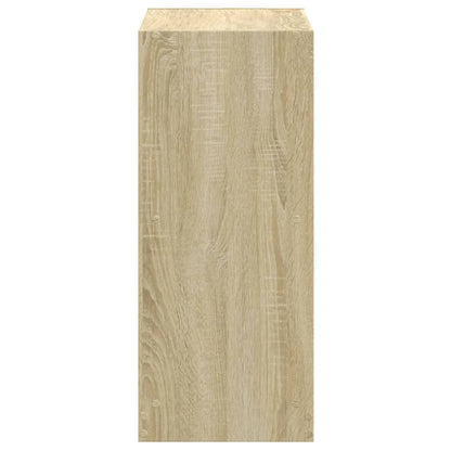 Boekenkast 68,5x32x75 cm bewerkt hout sonoma eikenkleurig