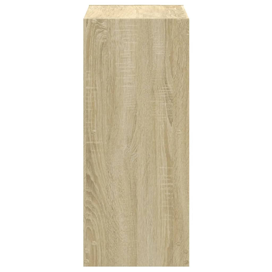 Boekenkast 68,5x32x75 cm bewerkt hout sonoma eikenkleurig