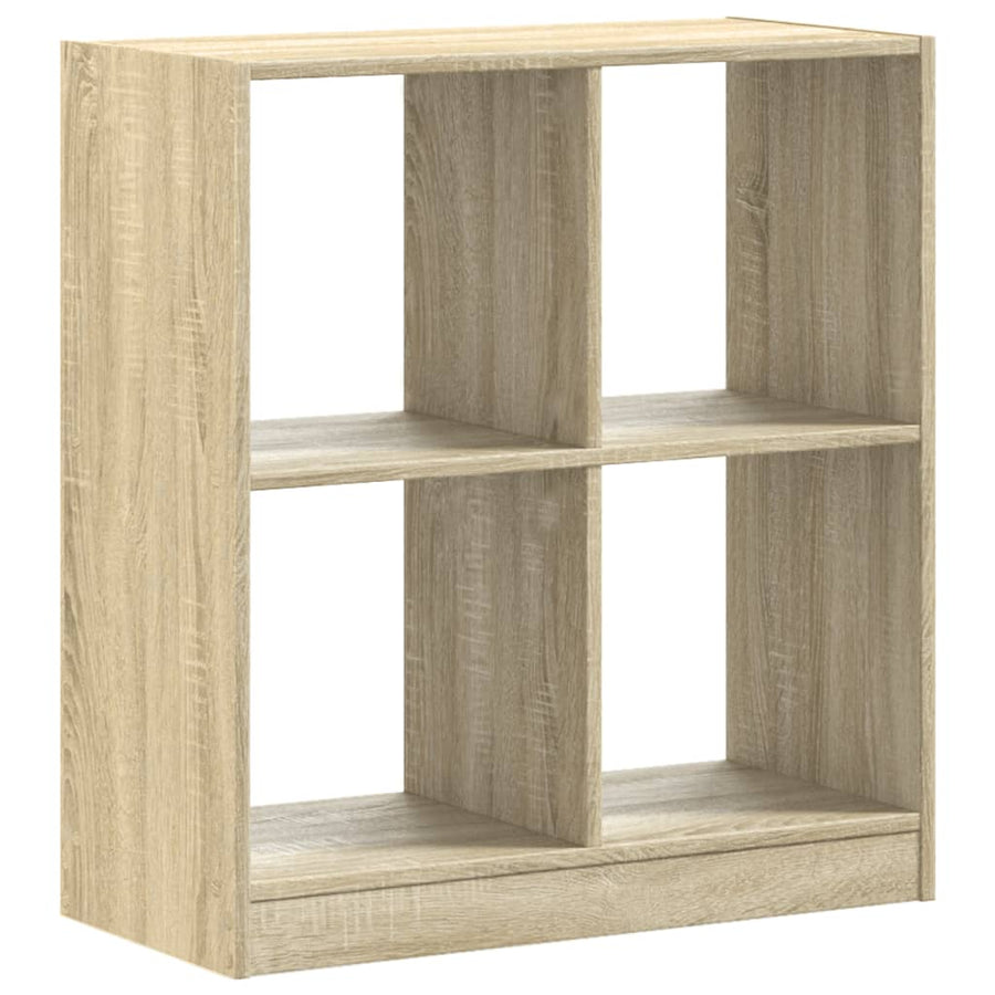 Boekenkast 68,5x32x75 cm bewerkt hout sonoma eikenkleurig