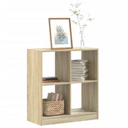 Boekenkast 68,5x32x75 cm bewerkt hout sonoma eiken