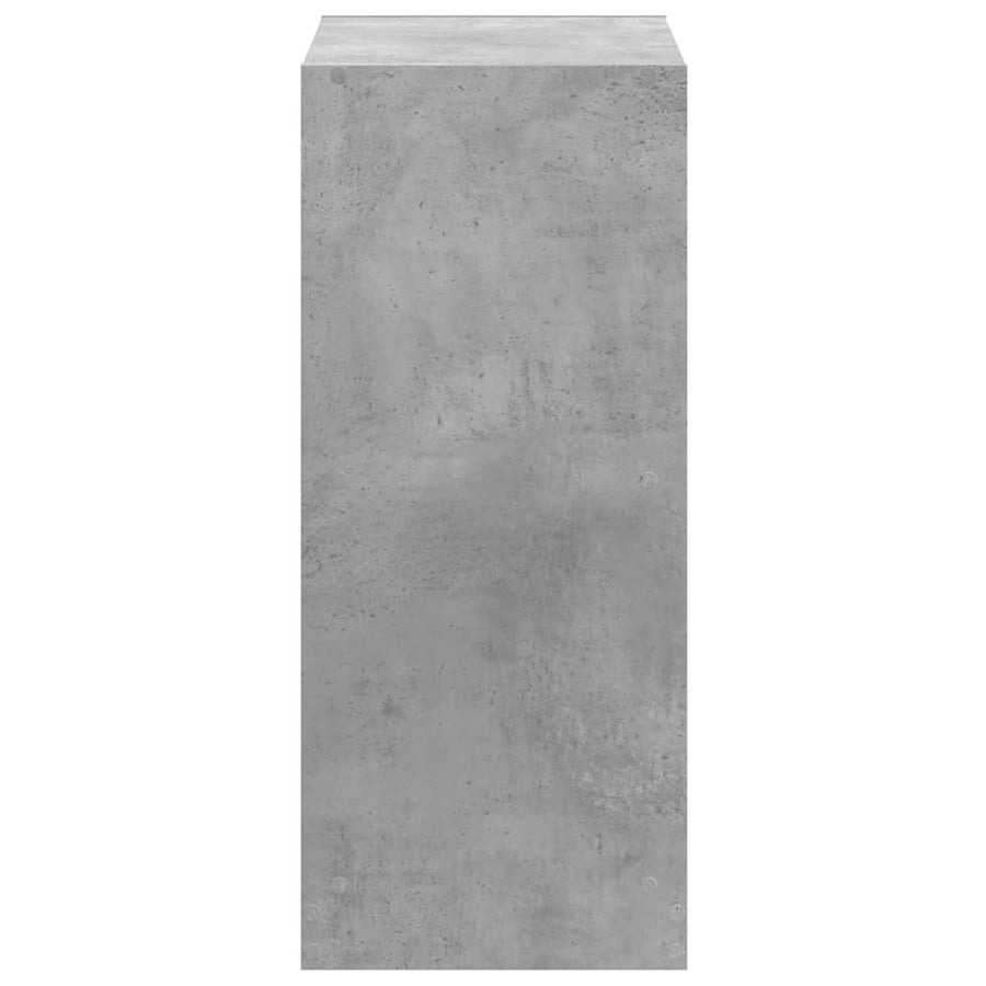 Boekenkast 68,5x32x75 cm bewerkt hout betongrijs