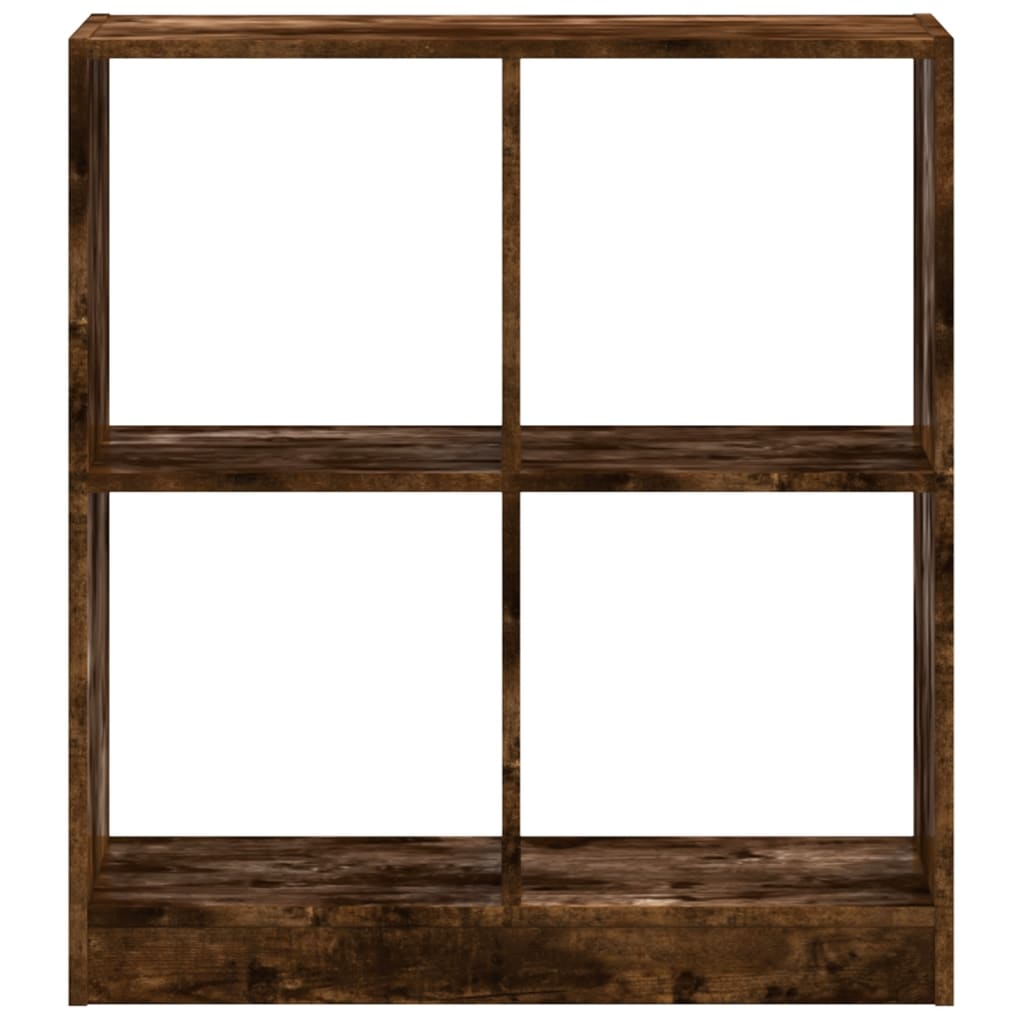 Boekenkast 68,5x32x75 cm bewerkt hout gerookt eikenkleurig