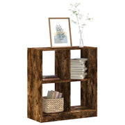 Boekenkast 68,5x32x75 cm bewerkt hout gerookt eiken