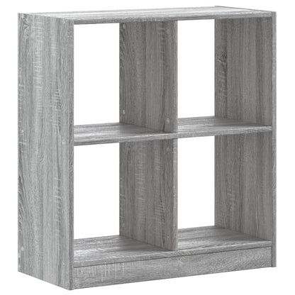 Boekenkast 68,5x32x75 cm bewerkt hout grijs sonoma eikenkleurig