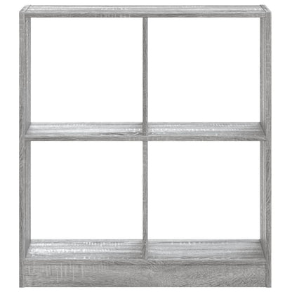 Boekenkast 68,5x32x75 cm bewerkt hout grijs sonoma eikenkleurig