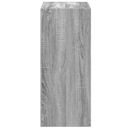 Boekenkast 68,5x32x75 cm bewerkt hout grijs sonoma eikenkleurig