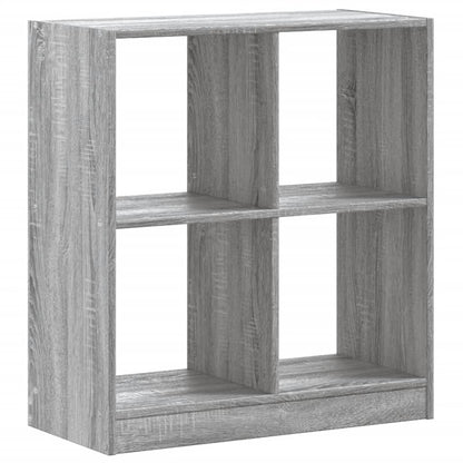 Boekenkast 68,5x32x75 cm bewerkt hout grijs sonoma eikenkleurig