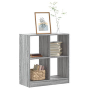 Boekenkast 68,5x32x75 cm bewerkt hout grijs